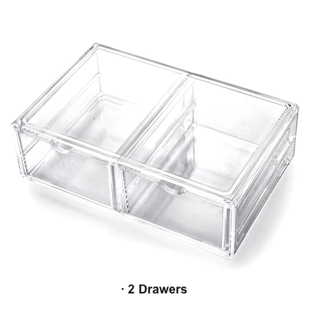 2 Drawers CHOICEFUN DIY пластиковый прозрачный акриловый файл А4 бумага для организации канцелярских принадлежностей стол органайзер товары для дома и офиса организация - Цвет: 2 Drawers