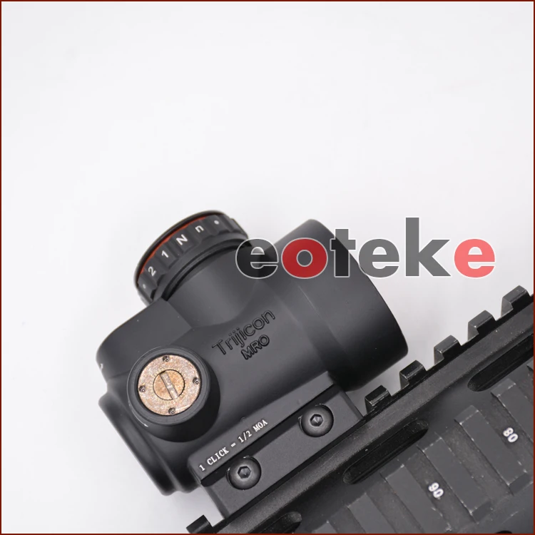 XWXS голографический прицел высокого качества стиль Trijicon MRO красный зеленый точка прицел 1MOA точка страйкбол черный низкое крепление