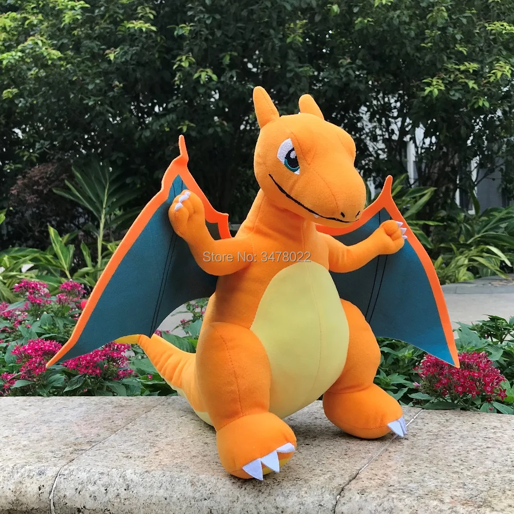 Аниме Плюшевые игрушки из мультфильмов Charizard 1" Дракон Rizadon милые мягкие игрушки животных мягкие куклы