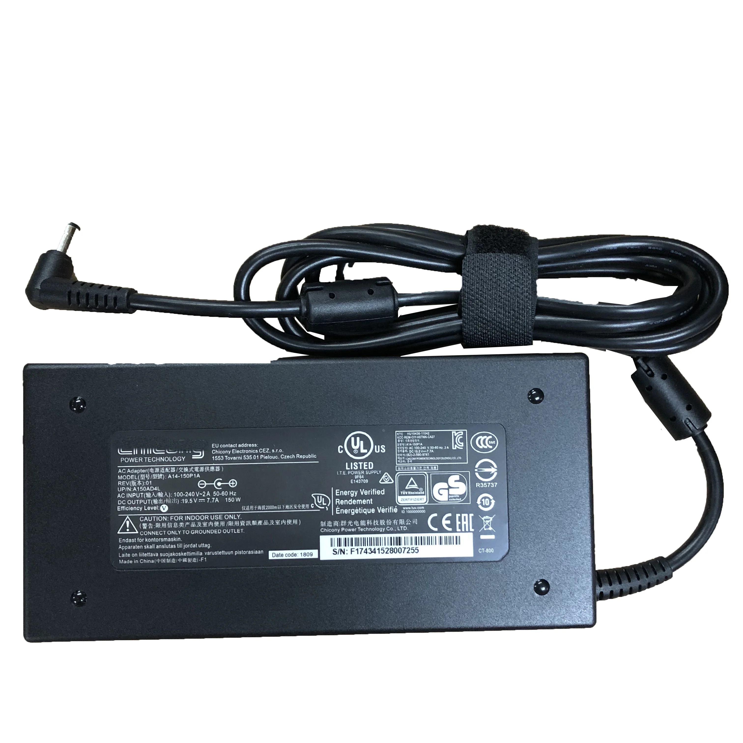 19,5 V 7.7A 150W 5,5mm x 2,5mm A41-150P1A ADP-150VB адаптер питания для ноутбука MSI GS60 Pro-606 GS70 2PE-430AU GE62
