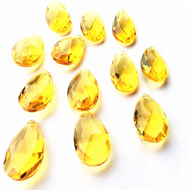 Хрустальные Граненые осветительные детали высшего качества 38 мм 60 шт./лот