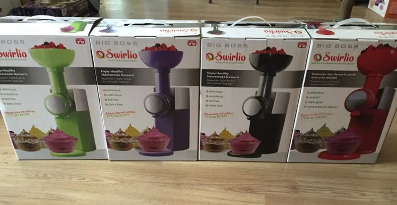 Новая машина для замороженных фруктов пустыни экологически чистая мороженого