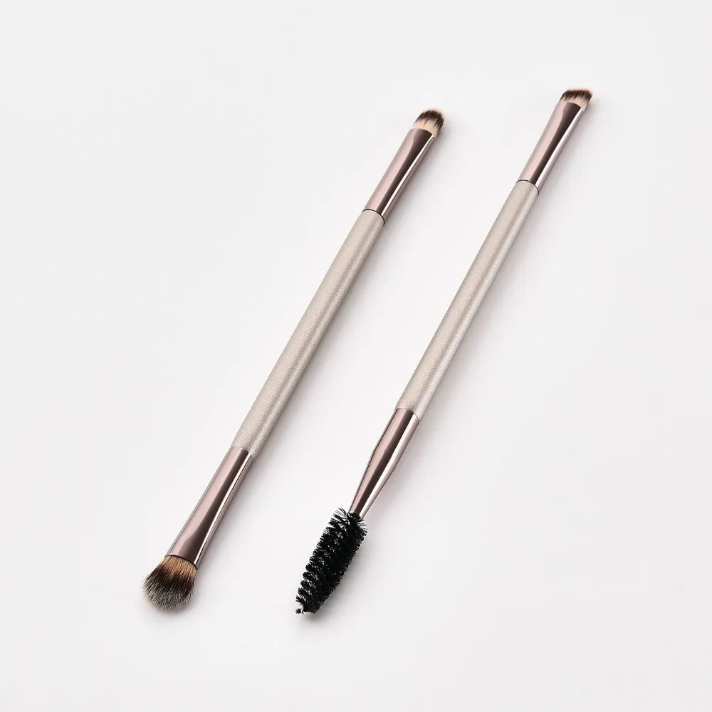 2 шт двойной конец кисти для макияжа Лица Набор Для Бровей Ресниц Pincel консилер