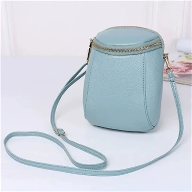 Молочный Мишка из натуральной кожи мини Crossbody сумки для Для женщин MessengerBagsSmall