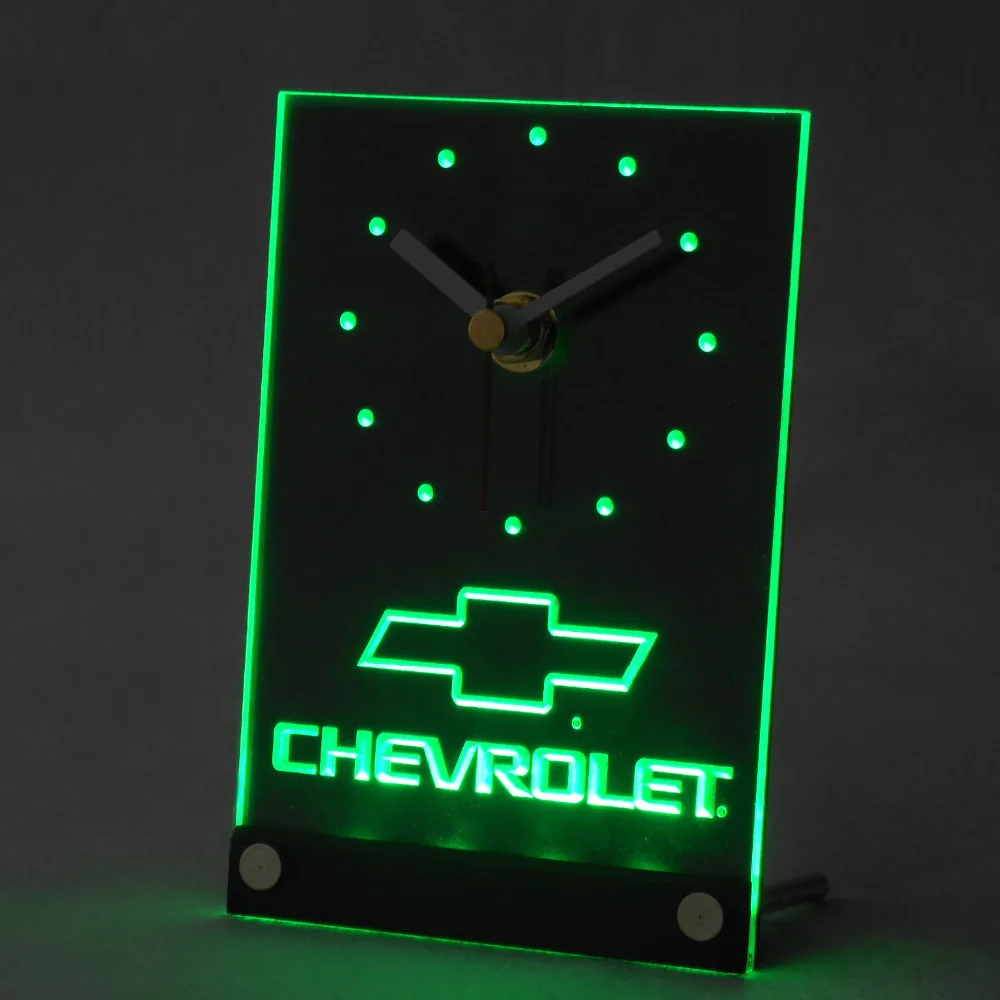 Tnc0817 Chevrolet 3D LED настольные часы|3d led clock|3d clockclock 3d |