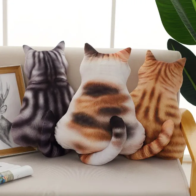 1 шт.. милая мягкая кошка подушка милые Kawaii животные плюшевые тени плюшевая