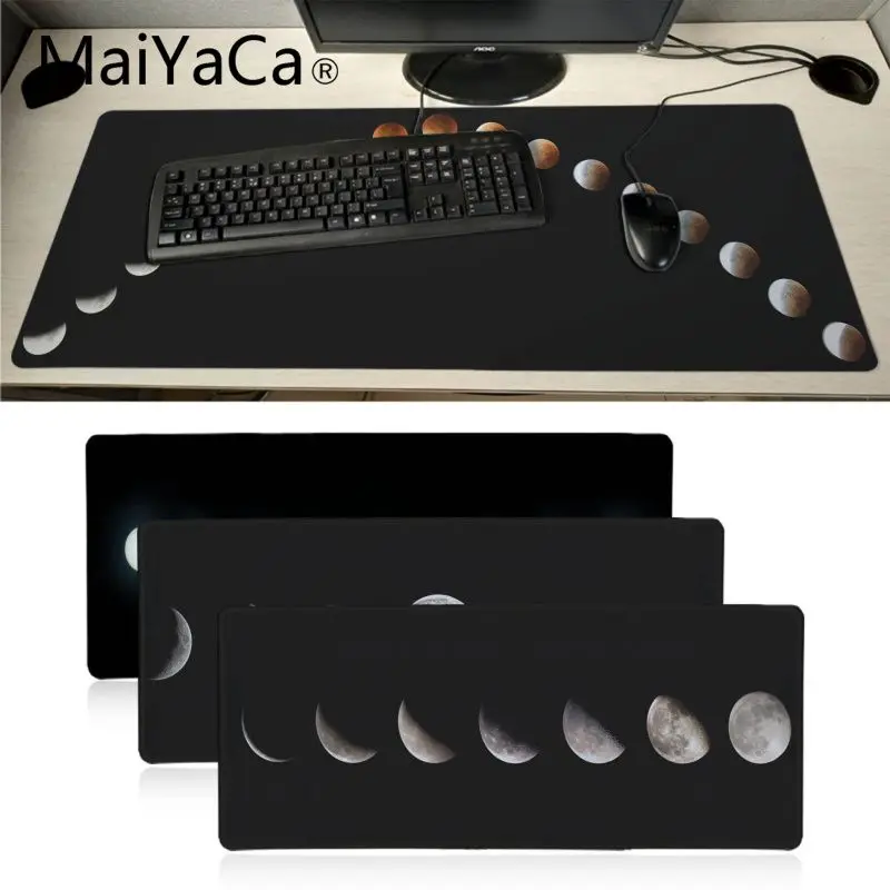 

Maiyaca простой дизайн Moon change резиновая мышь прочный Настольный коврик для мыши популярный Расширенный игровой коврик для мыши Коврик для мыши