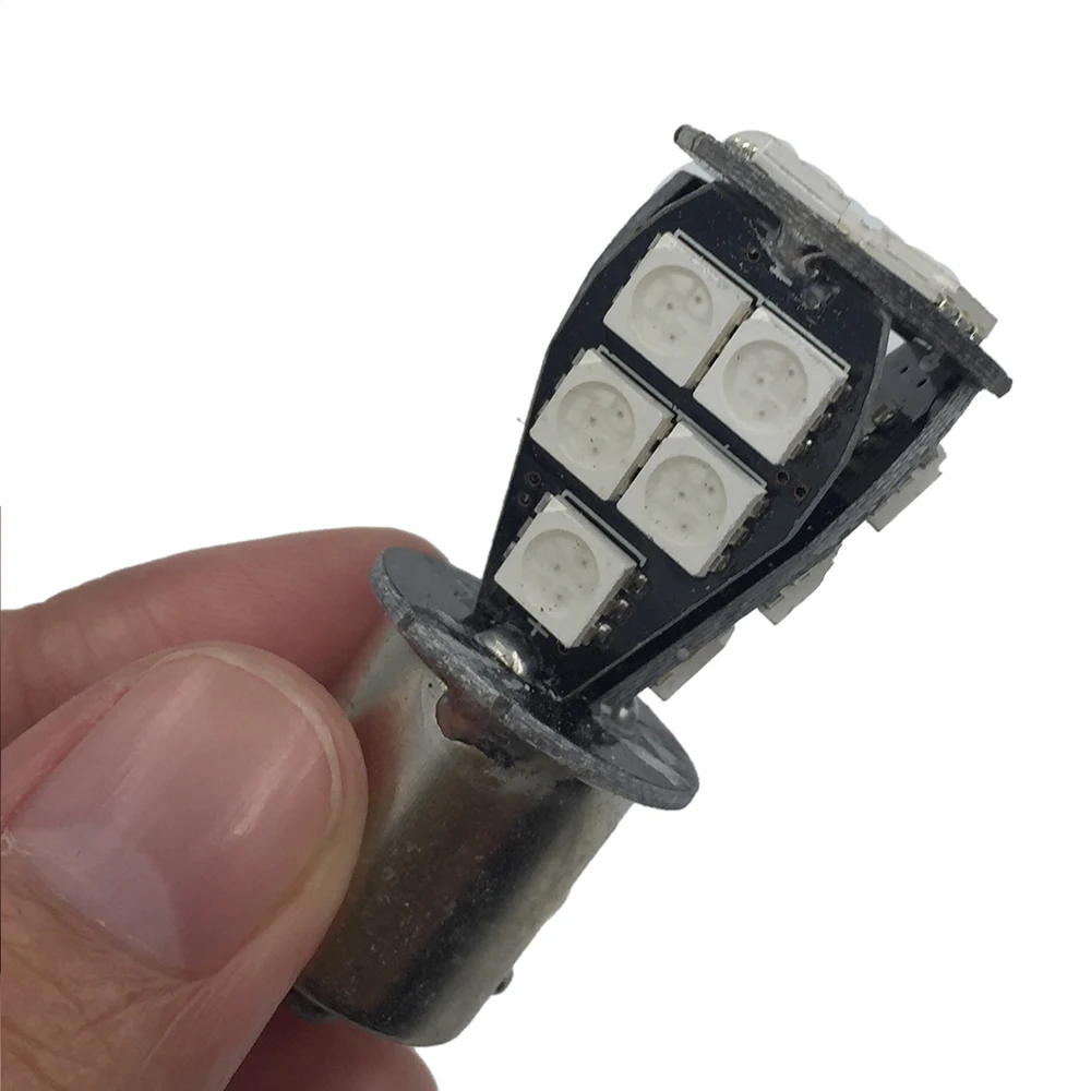 YSY 1156 BA15S 1157 BAY15D 21SMD 5050 Желтые белые красные автомобильные фонари заднего хода P21W R5W