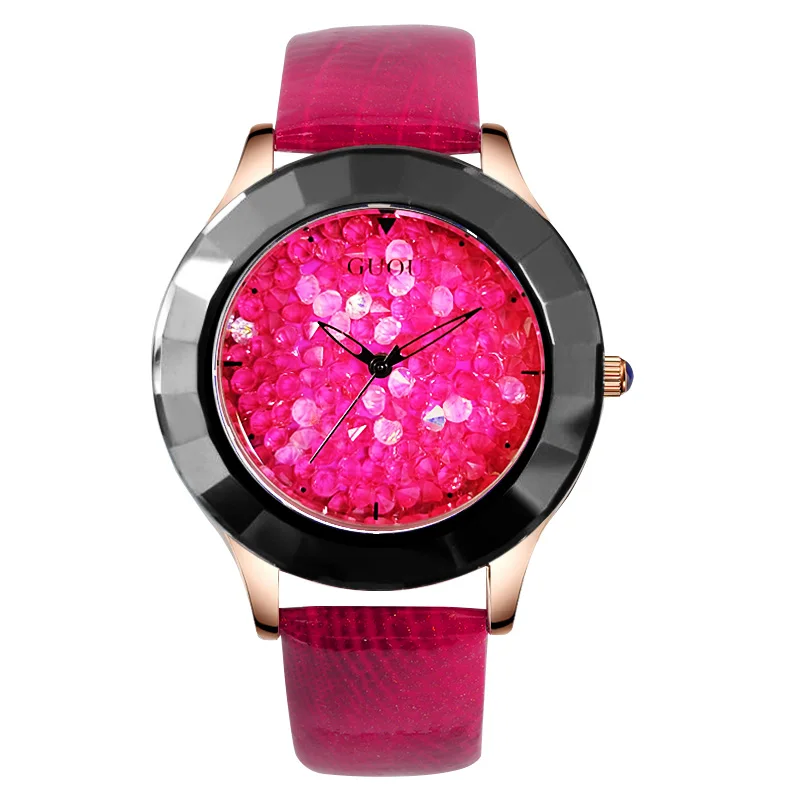 Женские Часы GUOU женские часы со звёздным небом часы|mujer|mujer reloj |