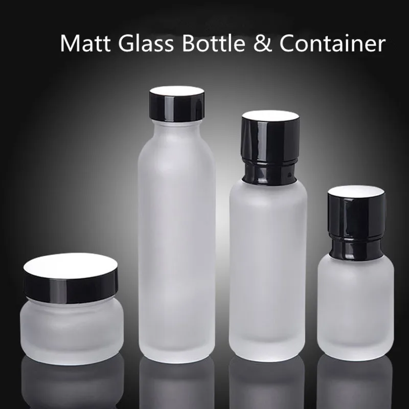 

Пустой матовый Фотофон, многоразопосылка с крышкой, красивая бутылка для крема, 50 г