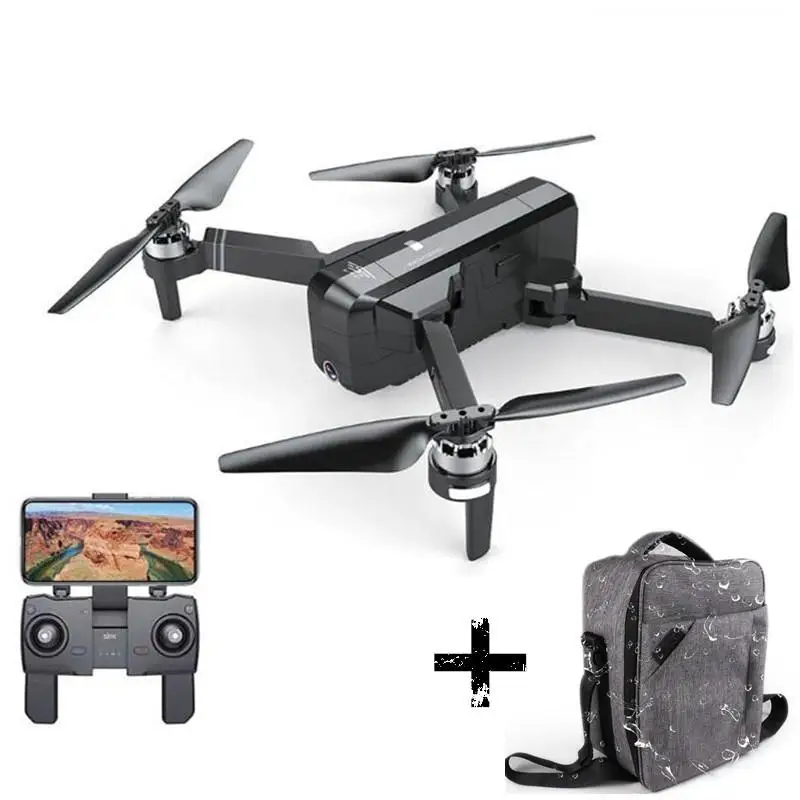 RCtown SJRC F11 gps 5G Wi-Fi FPV Дрон с 1080 P Камера 25 минут времени полета с бесщеточным двигателем селфи Дрон Квадрокоптер с дистанционным управлением 1080 P с сумкой для хранения