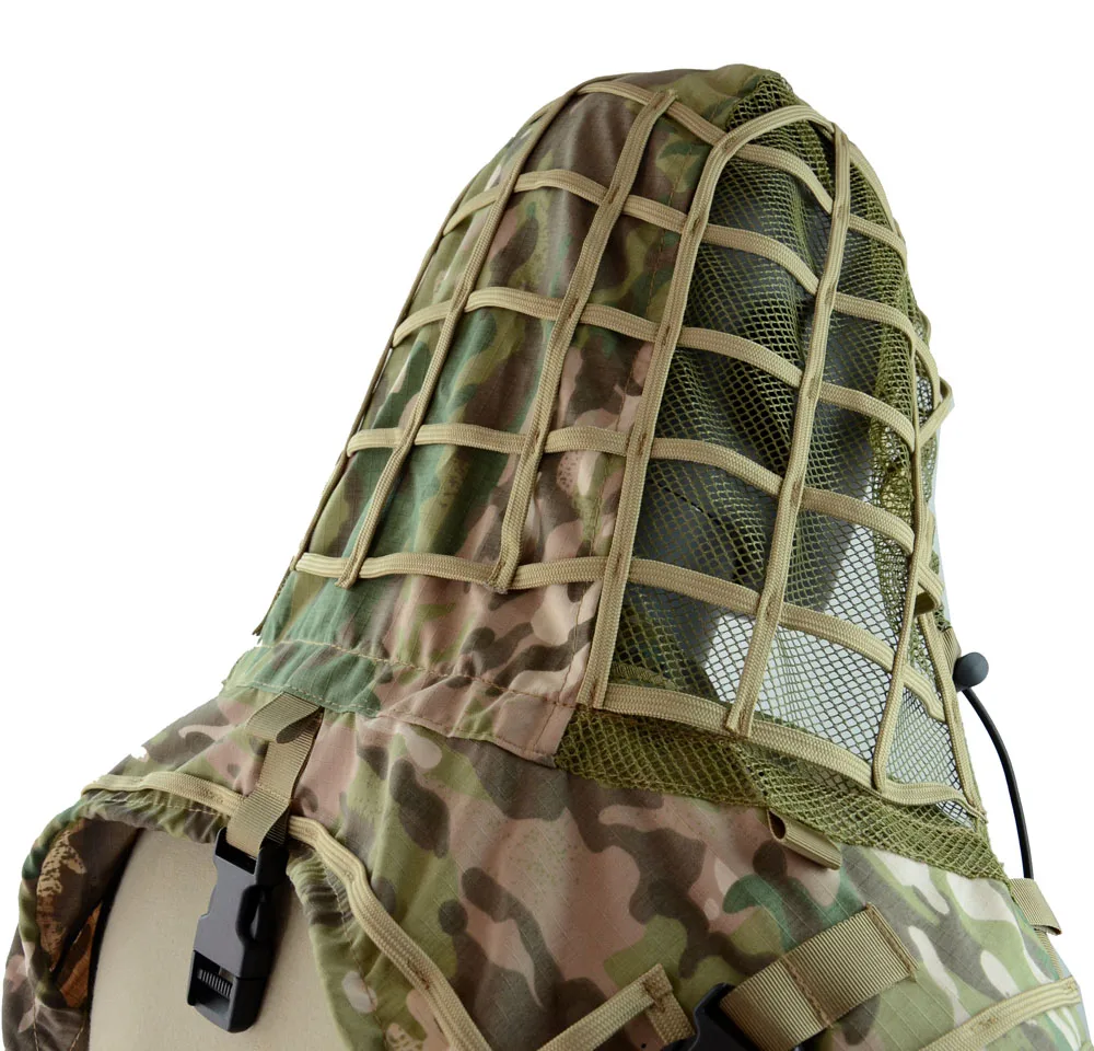 ROCOTACTICAL Ghillie костюм основа Ripstop Снайпер Ghillie Viper капюшон Лесной/сp MultiCam/ACU/Цифровой Лесной