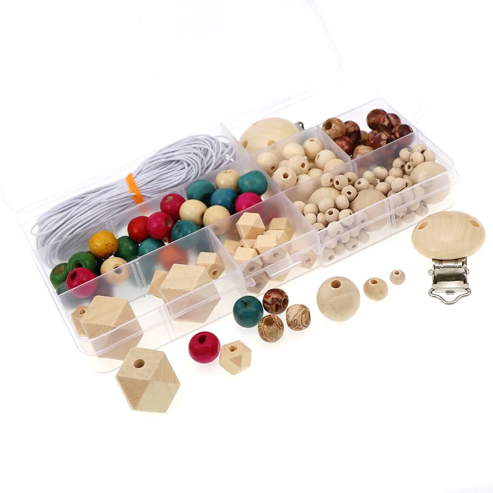 1 коробка набор бусин для прорезывателя зубов|Ювелирная фурнитура и компоненты| |