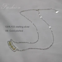 100 s925 sterling silver leaves necklace korean simple leaf clavicle chain female cute sterling silver jewelry