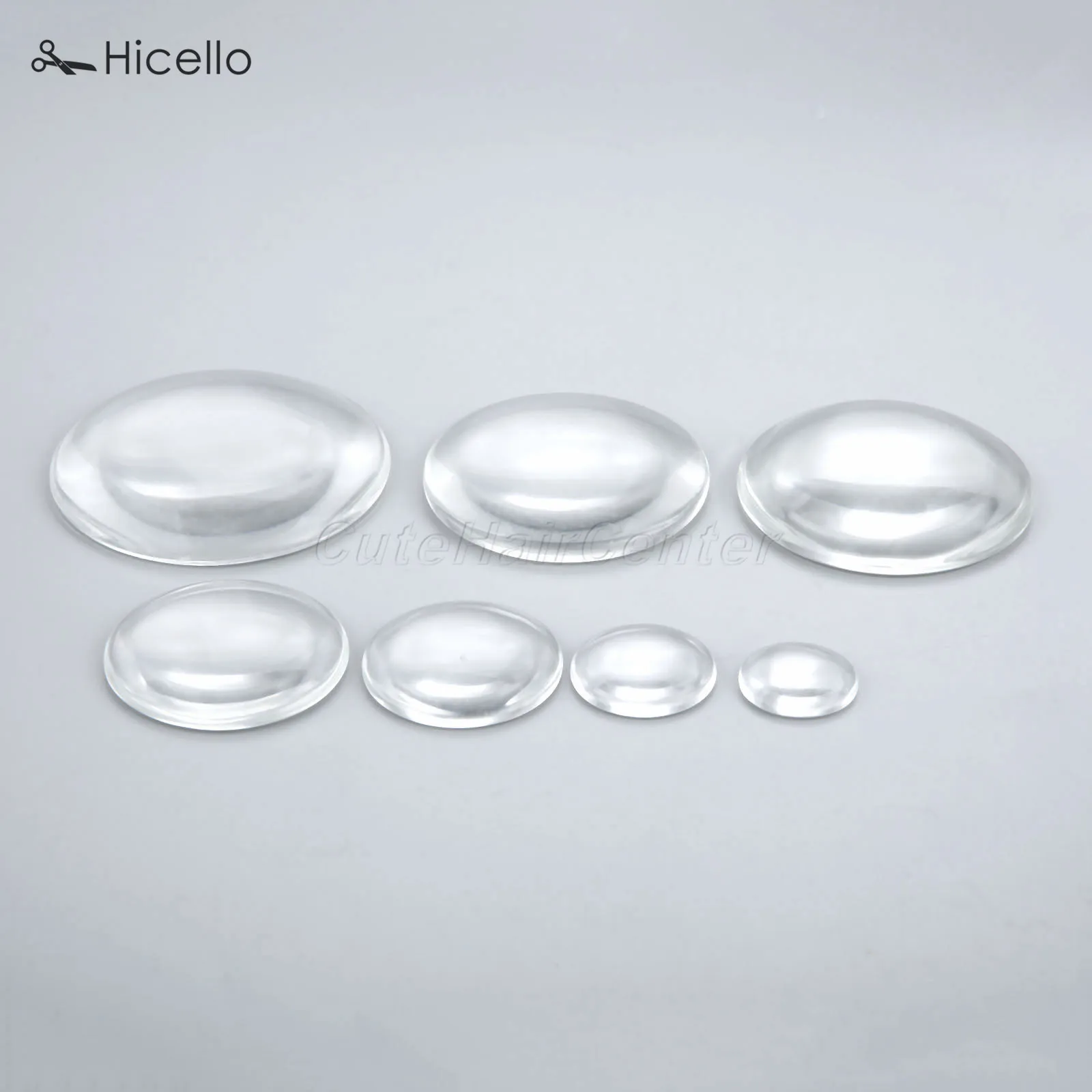 

Набор для самостоятельного изготовления ювелирных изделий Hicello, прозрачная зеркальная круглая подвеска с плоской задней поверхностью, 22/27/37/45/58/60/70 мм, 1 комплект
