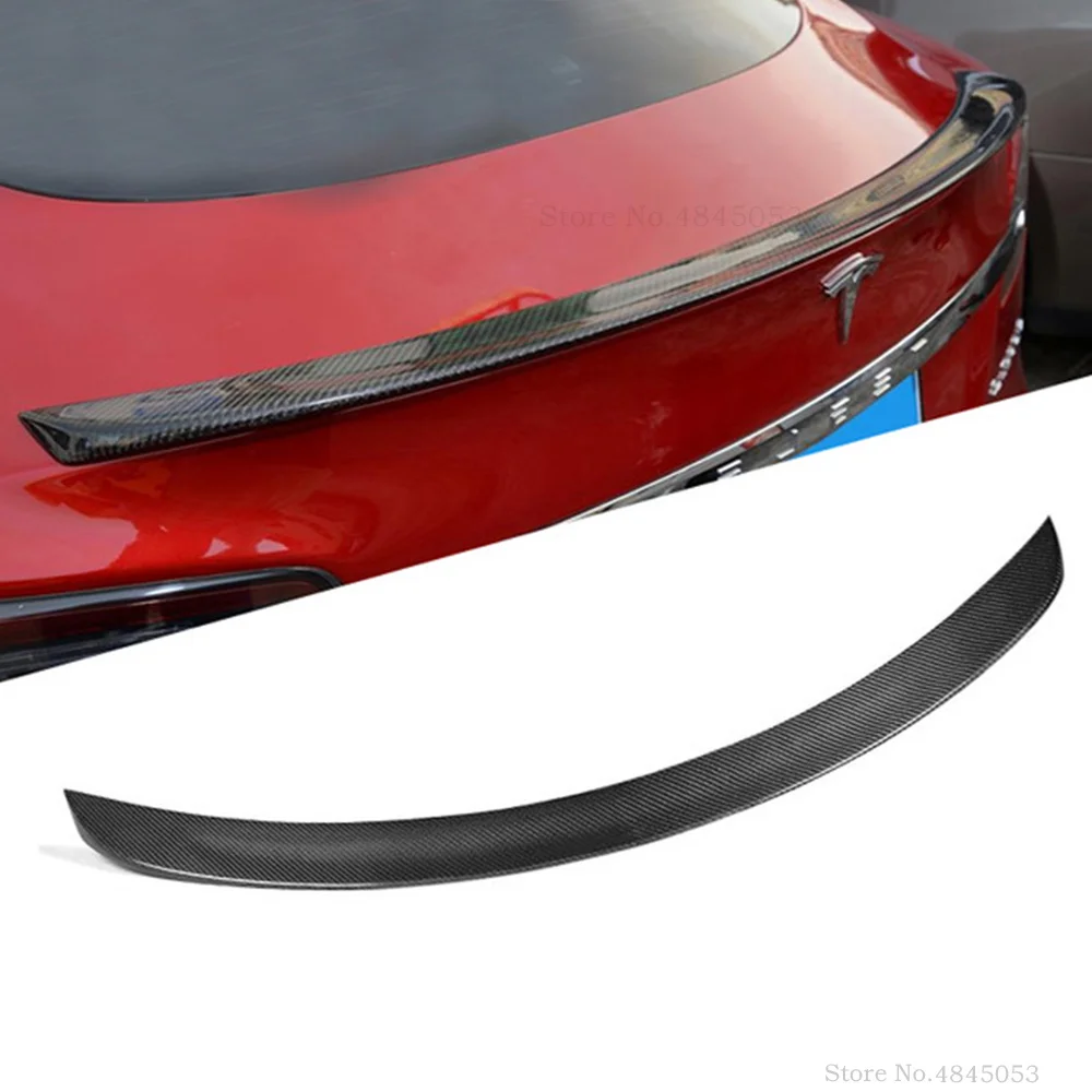 AITWATT для Tesla Model S 4 Двери Седан карбоновое волокно задний спойлер 2014 2015 2016 2017