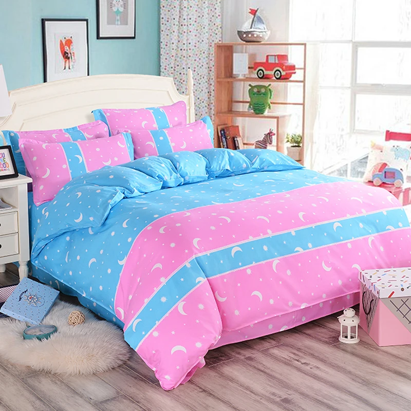 Постельное белье из полиэстера Комплект постельного белья 4 предметов