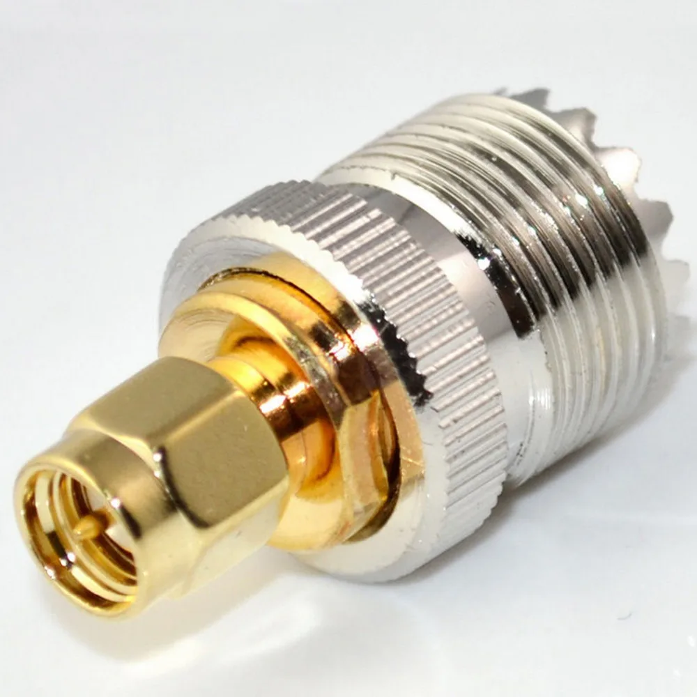 SMA штекер к UHF разъему SO239 гнездо прямой RF SO 239 адаптер Разъем Любительское