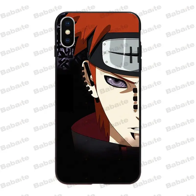 A8 Babaite Naruto pain черный ТПУ мягкий резиновый чехол для телефона для iPhone 8 7 6 6S Plus X XS XR XSMax 5 5S SE 5C Coque11 11pro 11promax - Цвет: A8