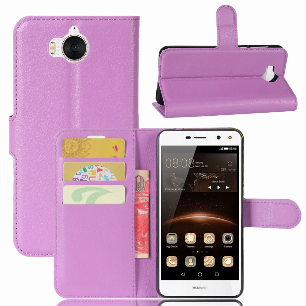gligle Smart Leather Wallet Case for Huawei Y5 2017 Protective Cover Shell | Мобильные телефоны и аксессуары