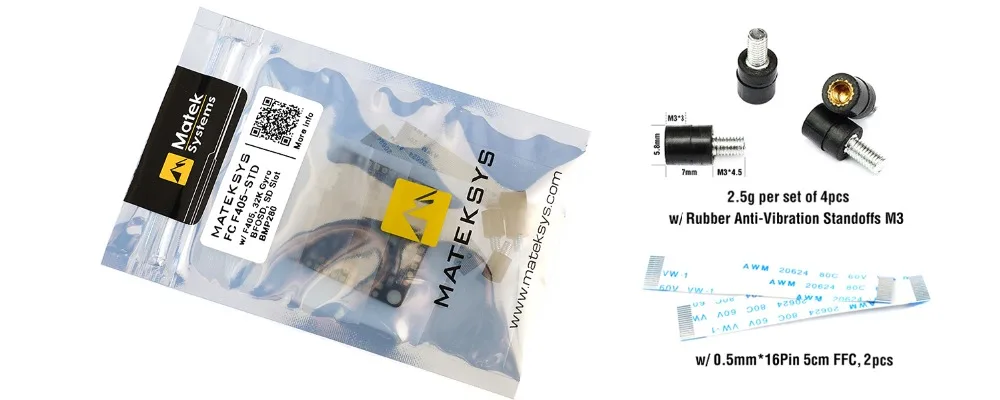 Matek F405 STD STM32F405 с бортовой платой управления OSD выходы DShot для радиоуправляемого