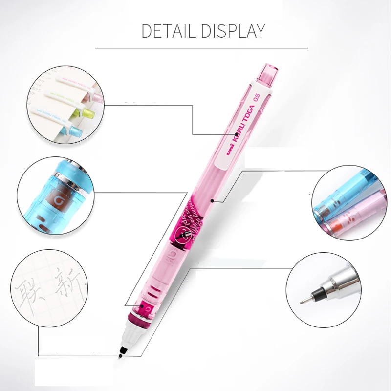 Япония UNI механические Pencil1 шт./партия 0,5 мм свинцовый вращающийся эскиз ежедневных принадлежностей для письма M5-450T канцелярские принадлежности для студентов