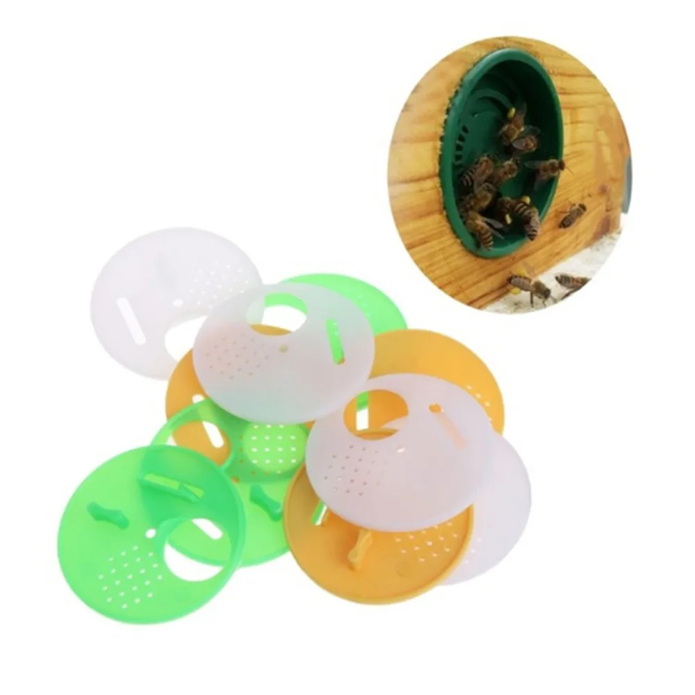 Круглая коробка для пчеловодства 12 шт. входные ворота пластиковое оборудование