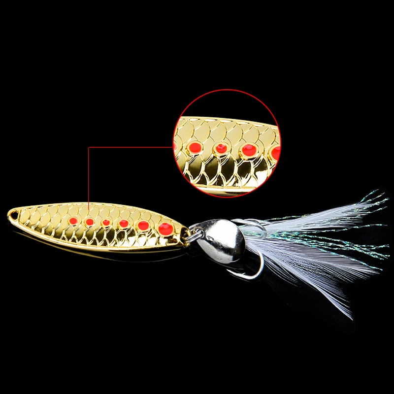 TSURINOYA Metal Spoon Bait 10g/15g/20g Hard Gold Silver Fishing Spinner Pesca Peche Wobblers | Спорт и развлечения