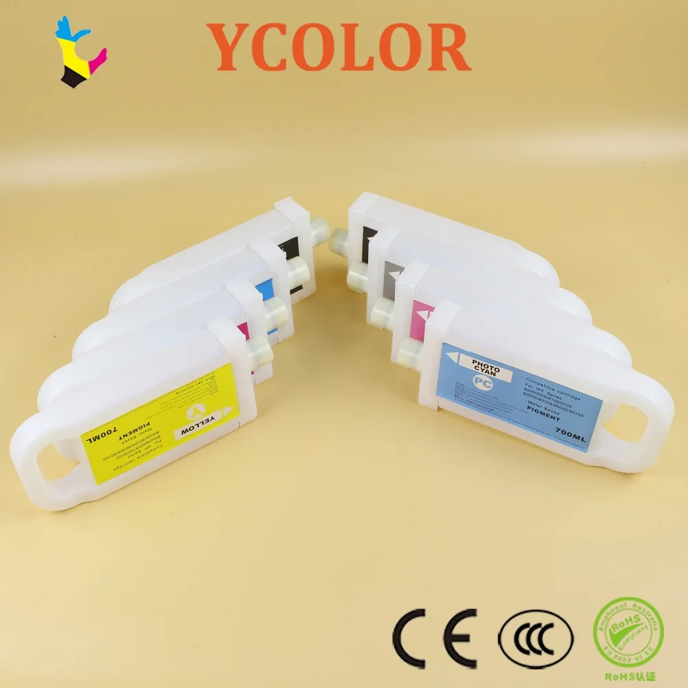Картридж для принтера Canon IPF8400S IPF8410S iPF8410 8 цветов 700 мл|ink cartridge|ink cartridge for canoncartridge canon