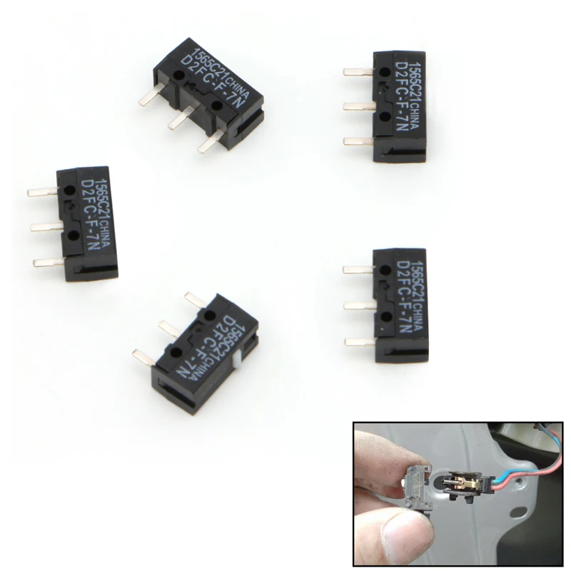 5 шт. сменные микропереключатели для мыши кнопки с резьбой замены|button micro switch|button