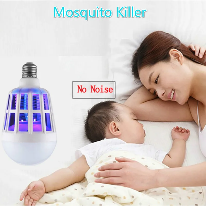 Лампа-убийца комаров E27 светодиодная лампа 2 режима светится в темноте игрушки