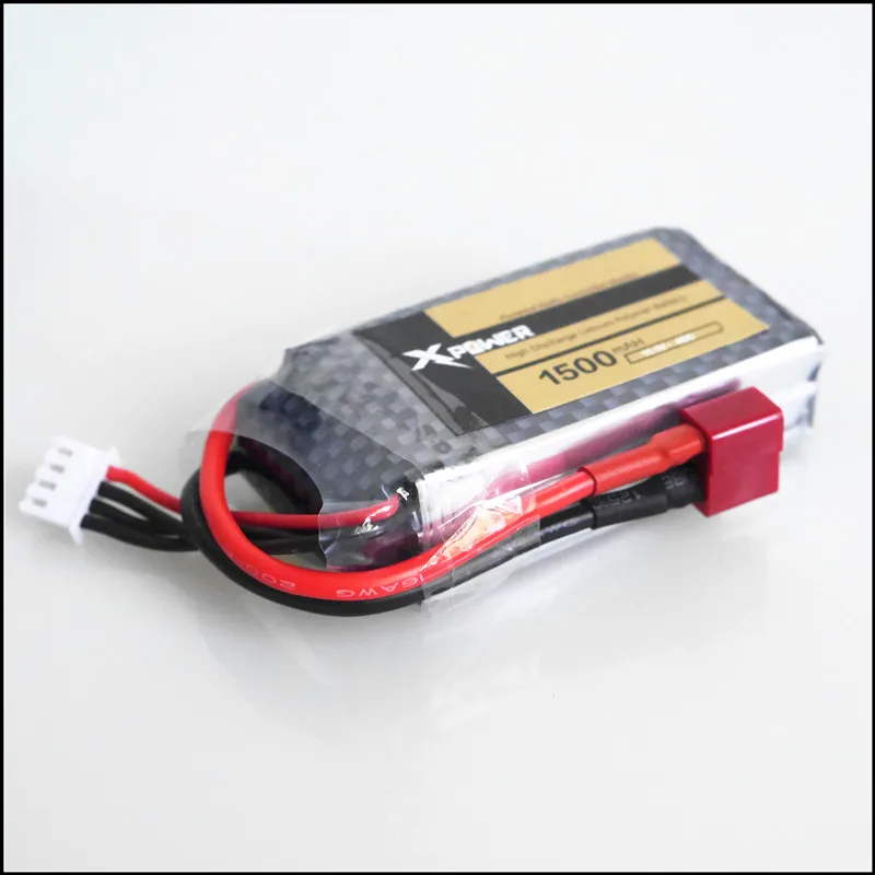 2 шт./лот WLtoys V950 Lipo батарея 11 1 В 1500 мАч 3S 40C Max 60C T Plug для радиоуправляемого