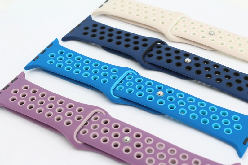URVOI Band для apple watch Nike + series 5 4 3 2 1 limited лёгкие дышащие силиконовые ремешок iwatch Новинка