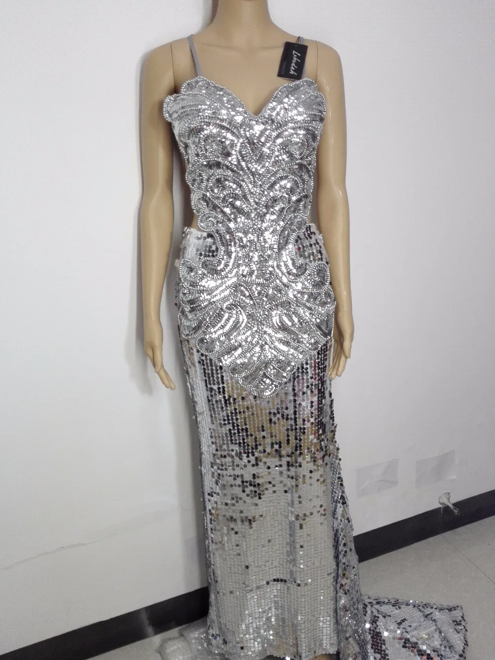 Модель церемонии награждения подиумный сценический костюм женский для