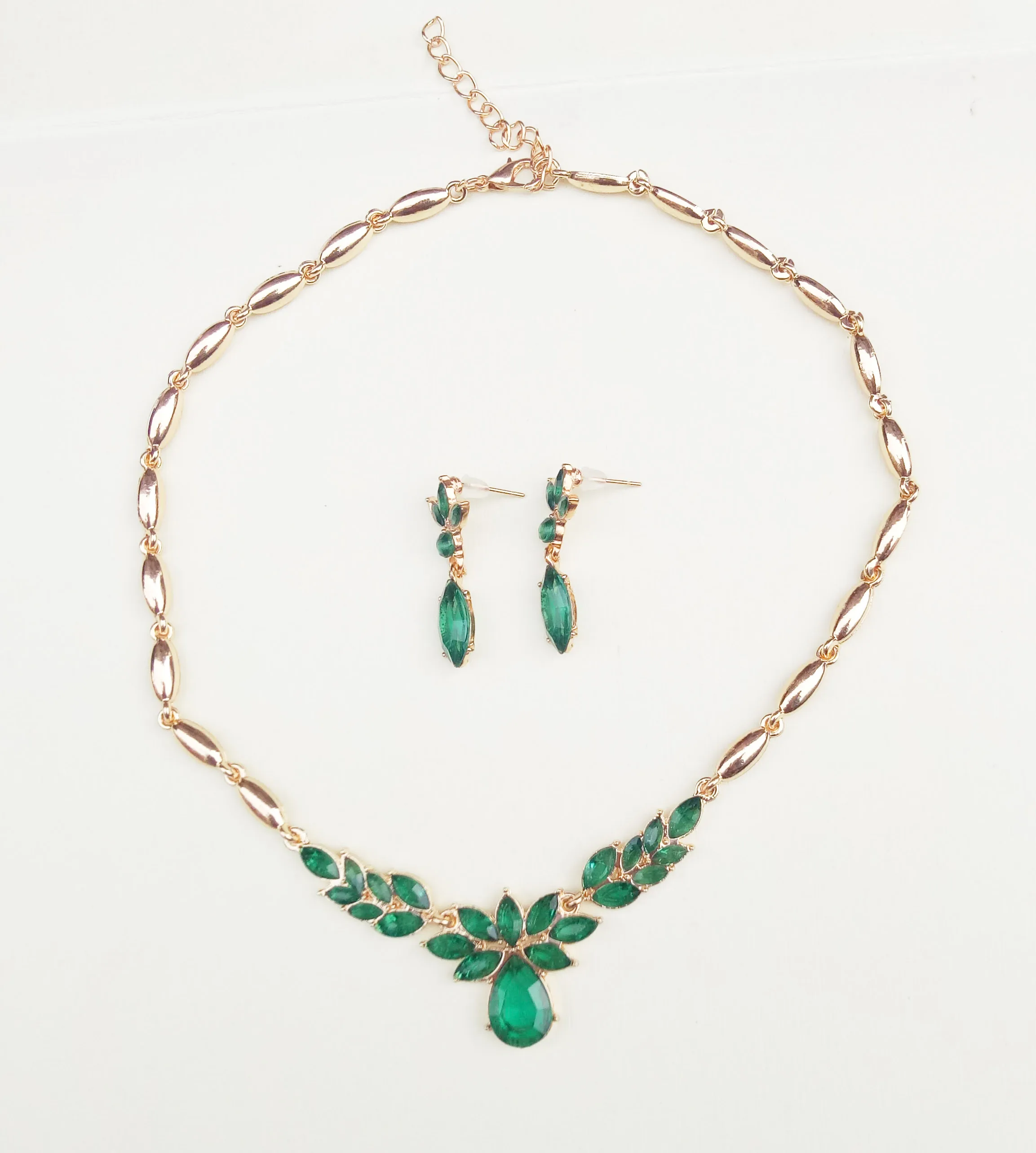 Женские Ювелирные наборы модные акриловые украшения Кристалл ожерелье и серьги