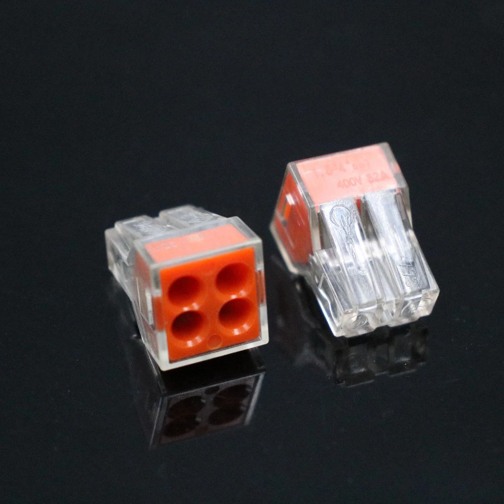 Новый 10 шт. PCT104 773 104 разъем проводки для распределительной коробки 4 pin кондуктор