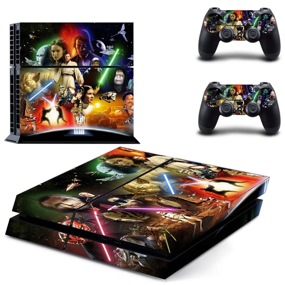 Звездные войны винил PS4 кожи Стикеры для Sony PlayStation 4 консоли и контроллера - Цвет: DPTM2191