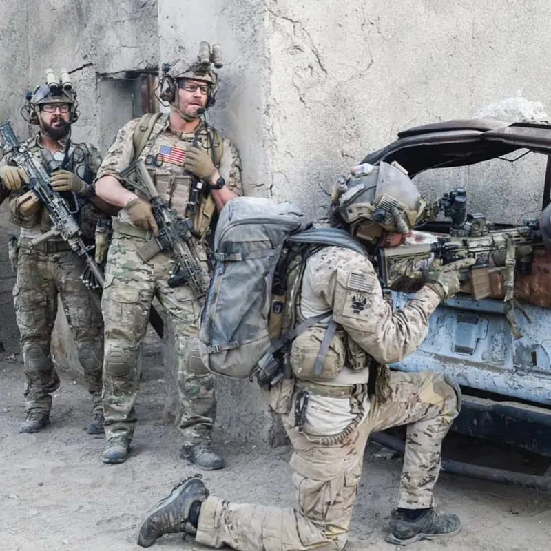 Pulaqi камуфляж печать команда военный велкрос патч на одежду вышивка магические накладки для аппликация на одежду полосы темно-синие печати значки