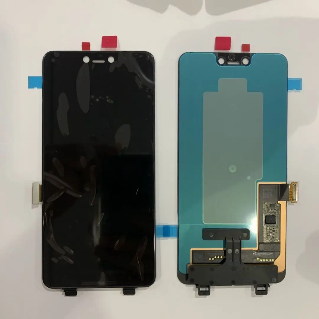Подлинный ЖК-экран Рамка для ремонта для Google Pixel 3 XL ЖК-сенсорный экран ditizer сборка Замена