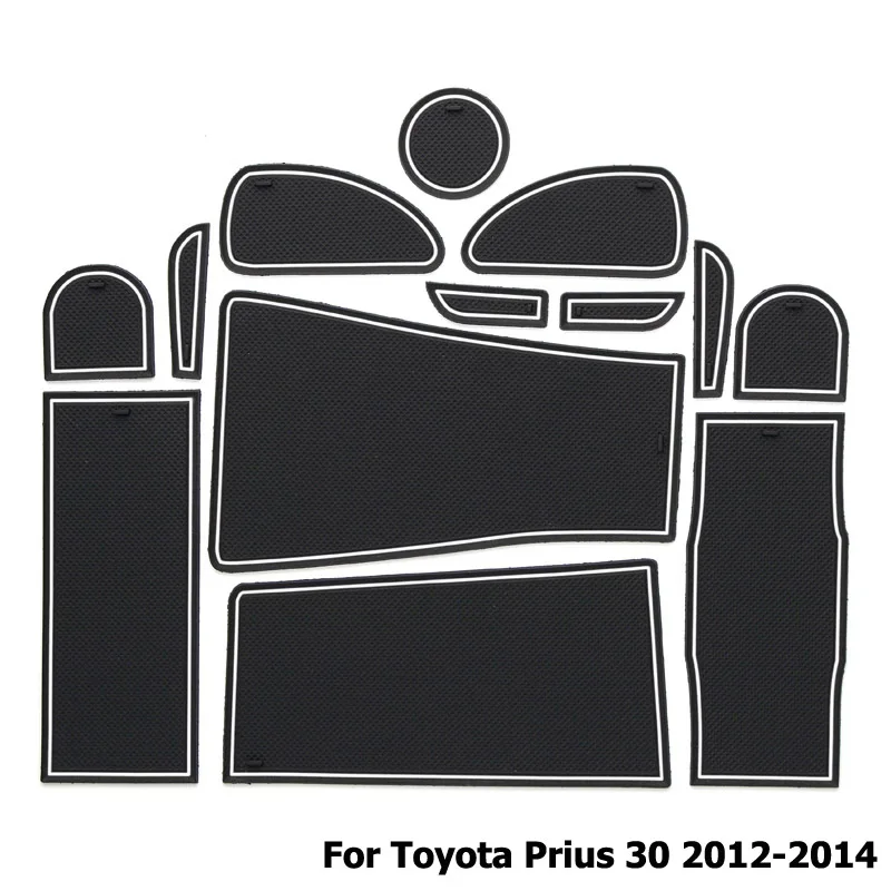 Высокое качество 13 шт./компл. дверной коврик для Toyota Prius 30 2012 2014 автомобильные