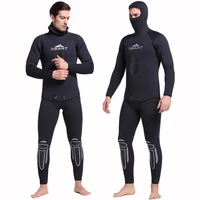 for 3mm rubber submersible service thermal long sleeve swimsuit twinset thickening submersible service wet suit free diving suit