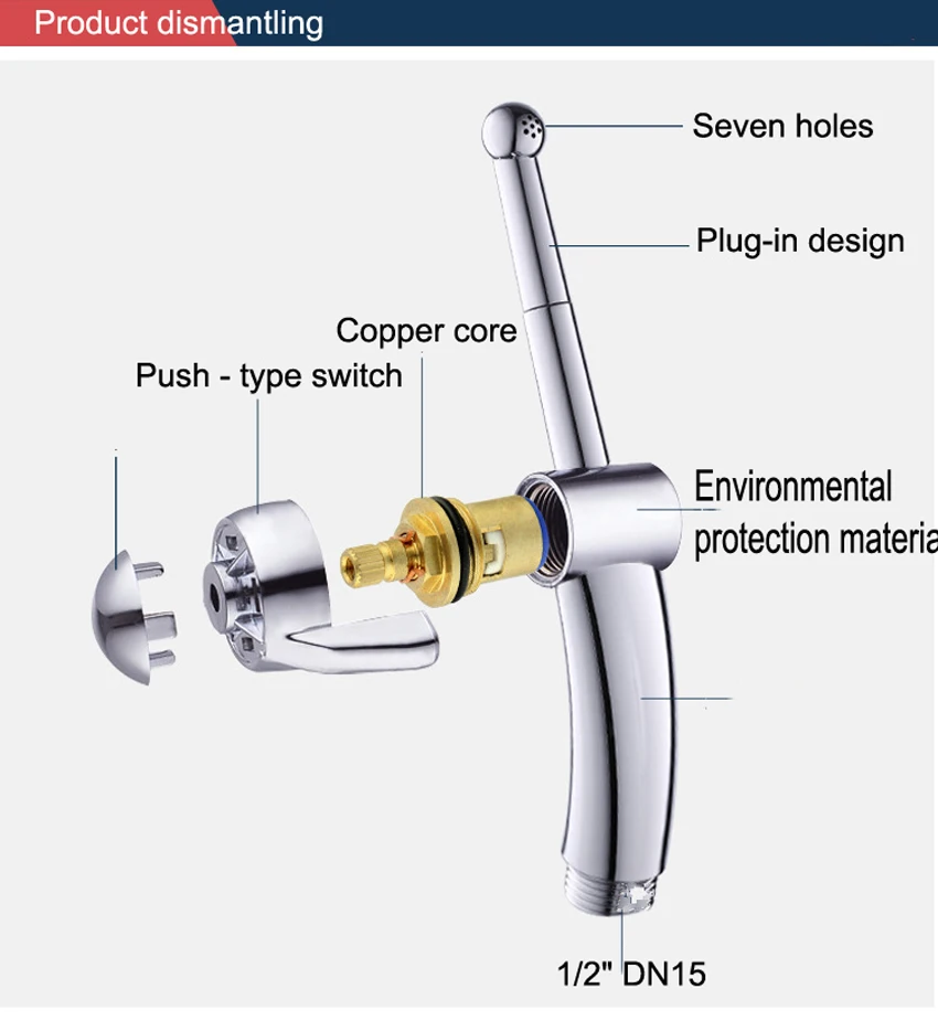 Смесители для биде насадка очистки душа клизма Металлические анальные пробки