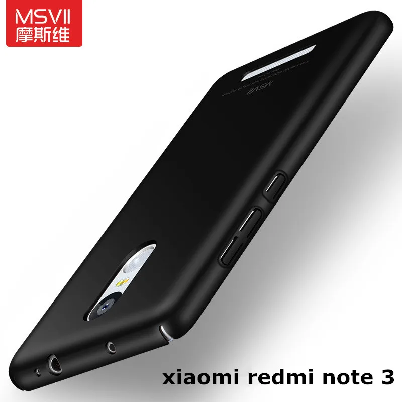MSVII Coque для Xiaomi redmi note 3 чехол на 360 градусов с полным корпусом жесткий матовый