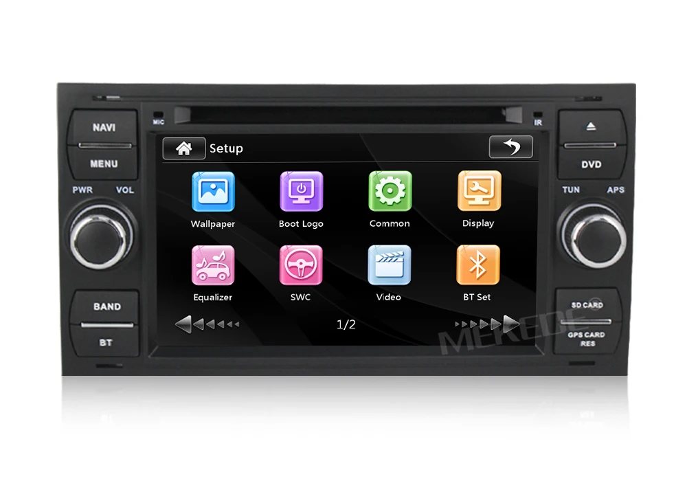 7-дюймовый 2din windows Ce6.0 машинный DVD проигрыватель для Ford Focus C-Max Connect Fiesta Fusion Galaxy Kuga Mondeo S-Max