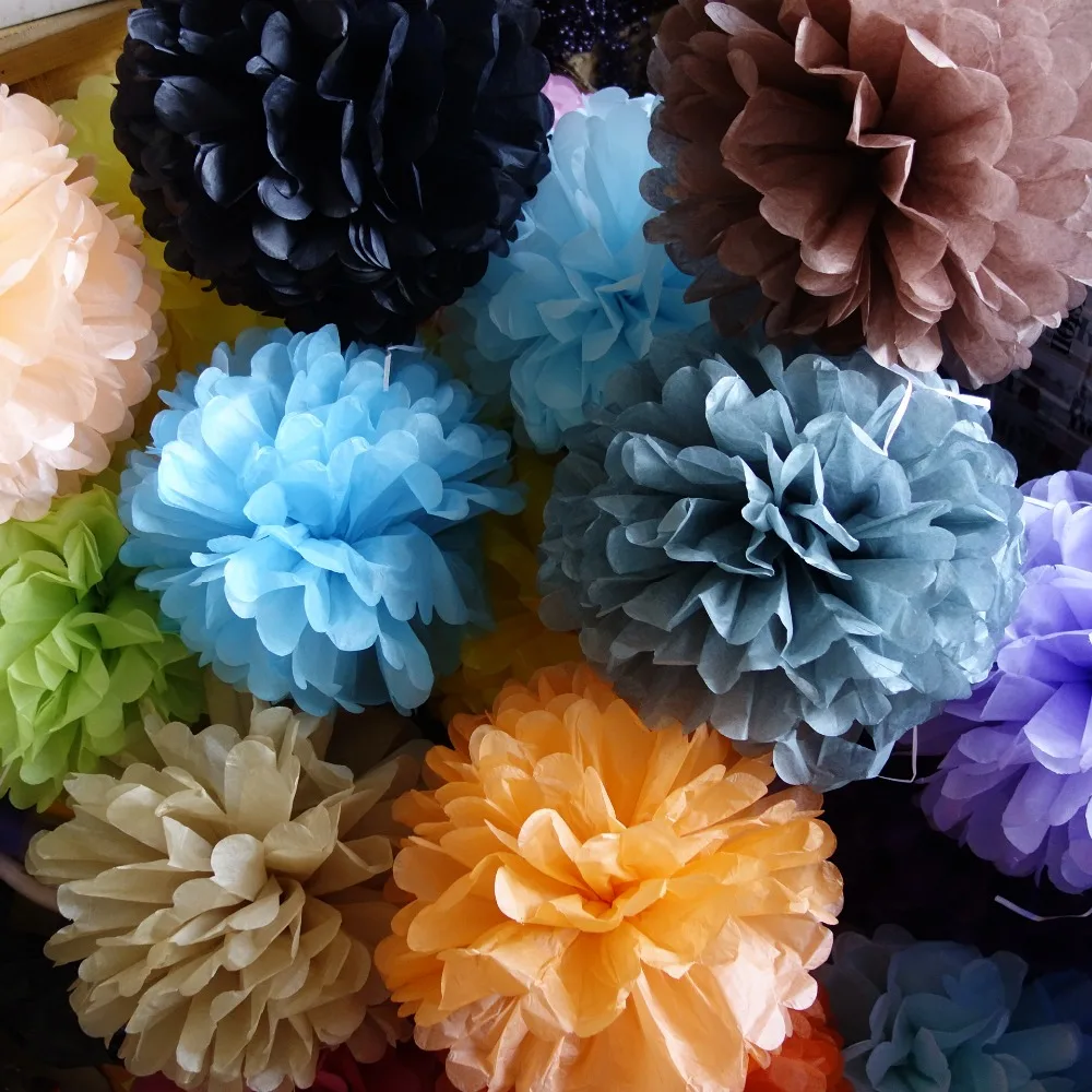 Большой тканевый помпон 20 дюймов 50 см помпоны для украшения дома на свадьбу день