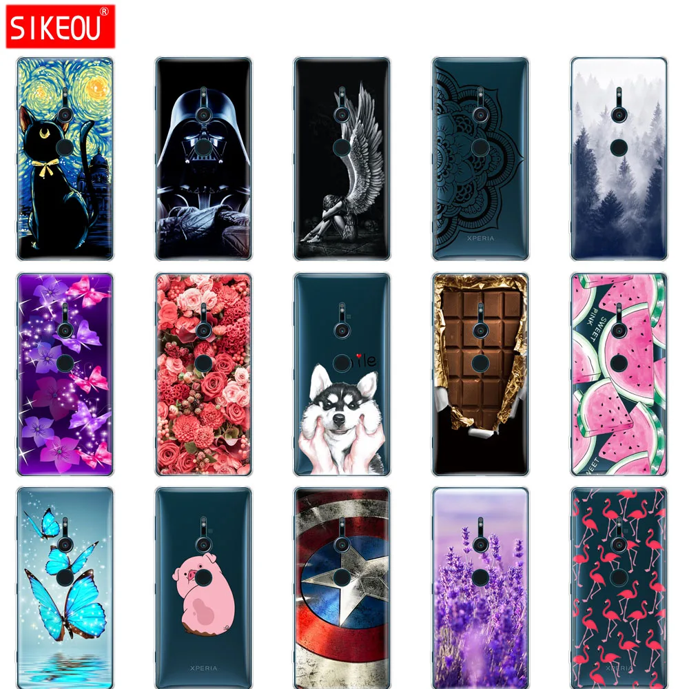 Силиконовый мягкий прозрачный ТПУ чехол для Sony Xperia XZ2 Compact XZ1 /XZ1 Compact/XZ Premium чехлы |