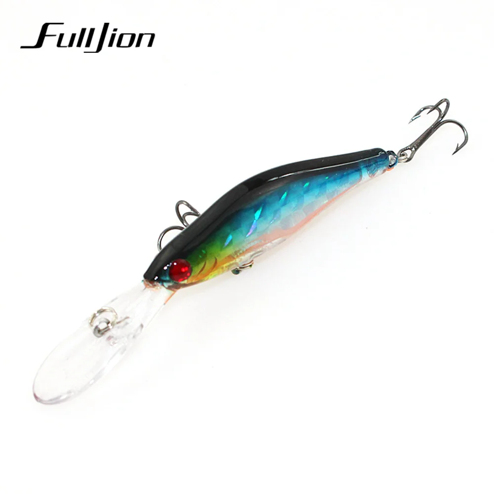 Fulljion Minnow тонущие рыболовные наживки лазерный светоотражающий твердый Воблер для