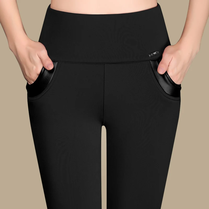 

Women High Waist Pants Plus Size S-6XL Elastic Work OL Pants 2018 Spring Autumn Skinny Pencil Pants Fashion Ladies Long Trousers