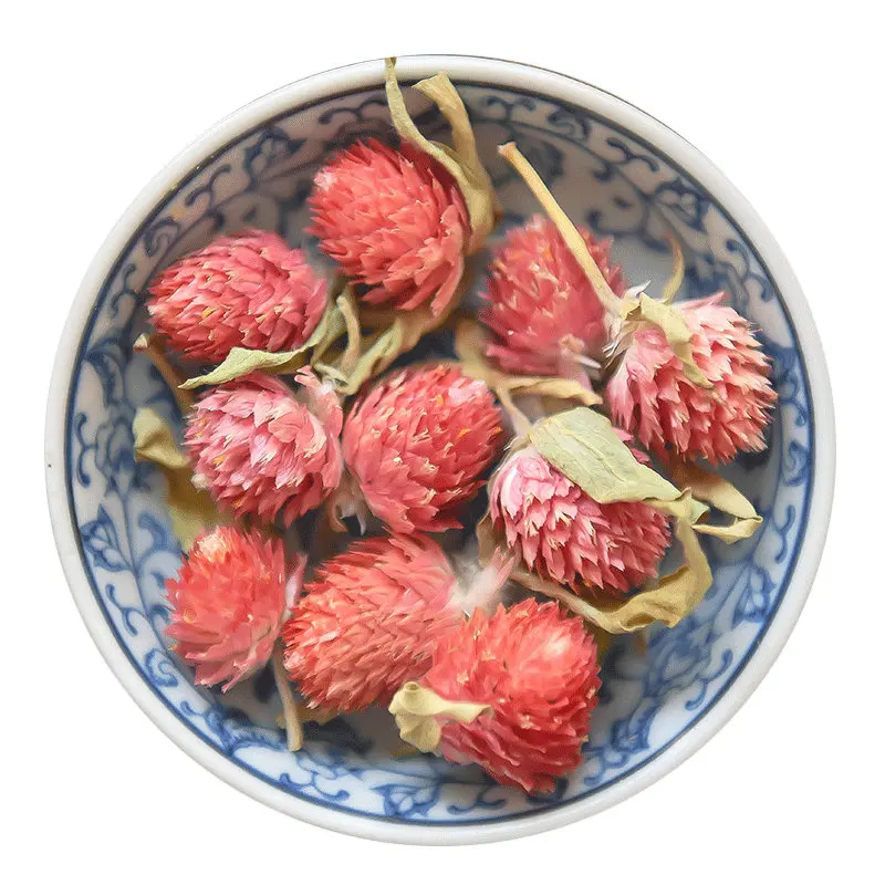 Натуральные сушеные цветы Red Gomphrena globosa поделки сделай сам прессованные для дома