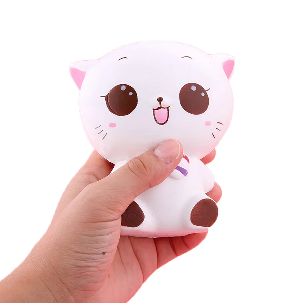 Новинка, кавайные мягкие игрушки, мягкие игрушки для кошек, медленно поднимающиеся мягкие игрушки для детей, антистрессовые игрушки juegos de mesa drop